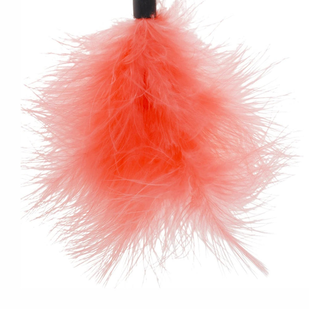 Sex & Mischief Peaches 'n Creame Feather Tickler Peach