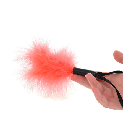 Sex & Mischief Peaches 'n Creame Feather Tickler Peach