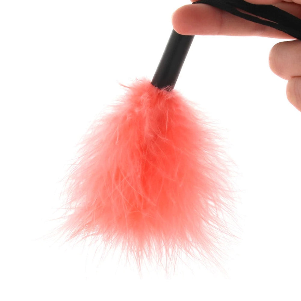 Sex & Mischief Peaches 'n Creame Feather Tickler Peach
