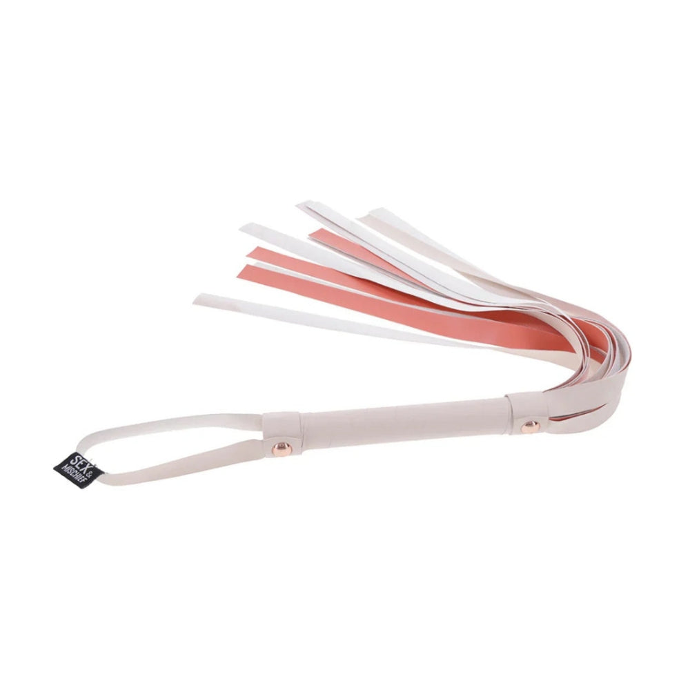 Sex & Mischief Peaches 'n Creame Stripe Flogger