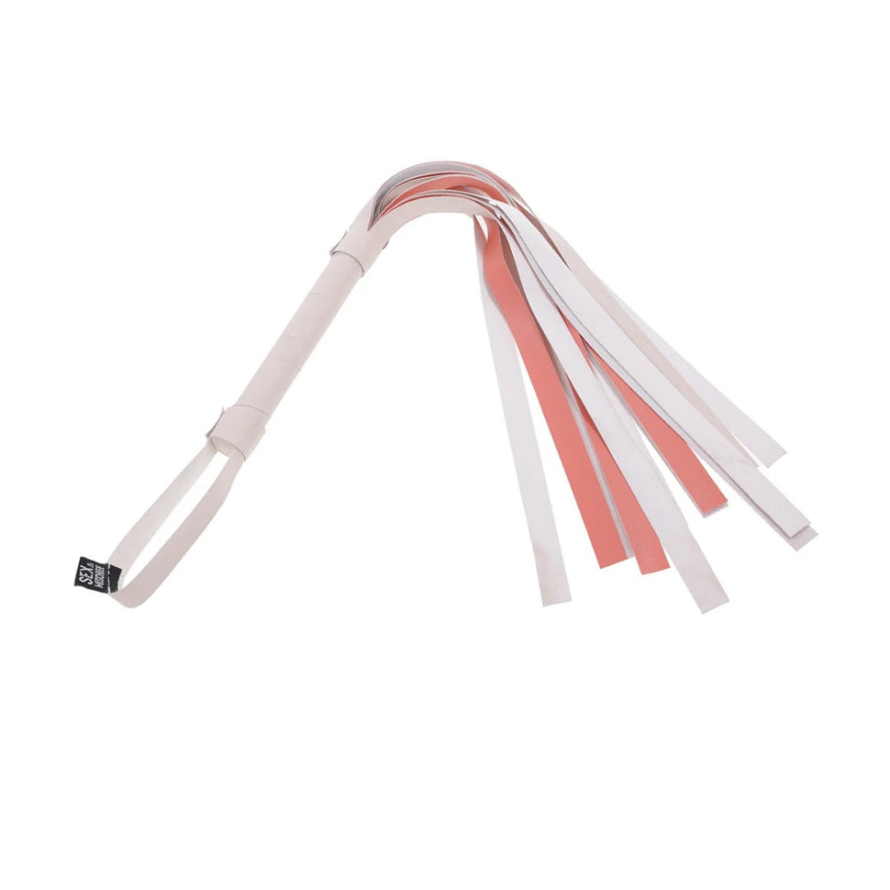 Sex & Mischief Peaches 'n Creame Stripe Flogger