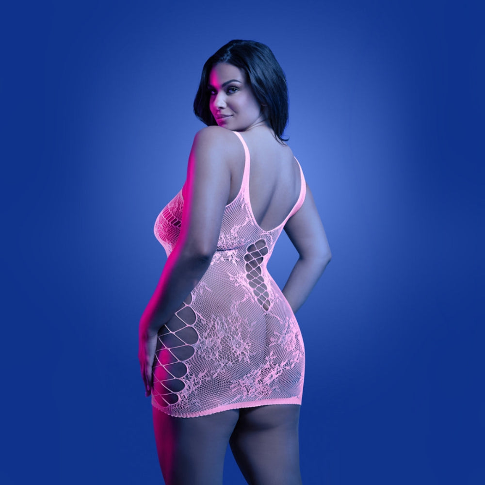 Glow - Magnetism Lace Net Dress Queen