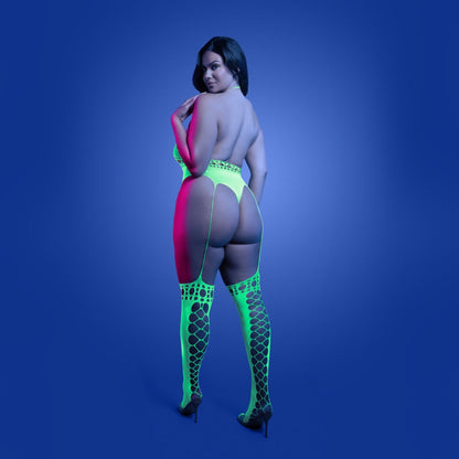 Glow - Paradigm Mock Teddy Bodystocking Queen