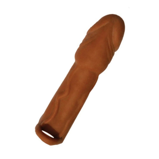 Skinsations Husky Lover Penis Extension Sleeve Mid Tone