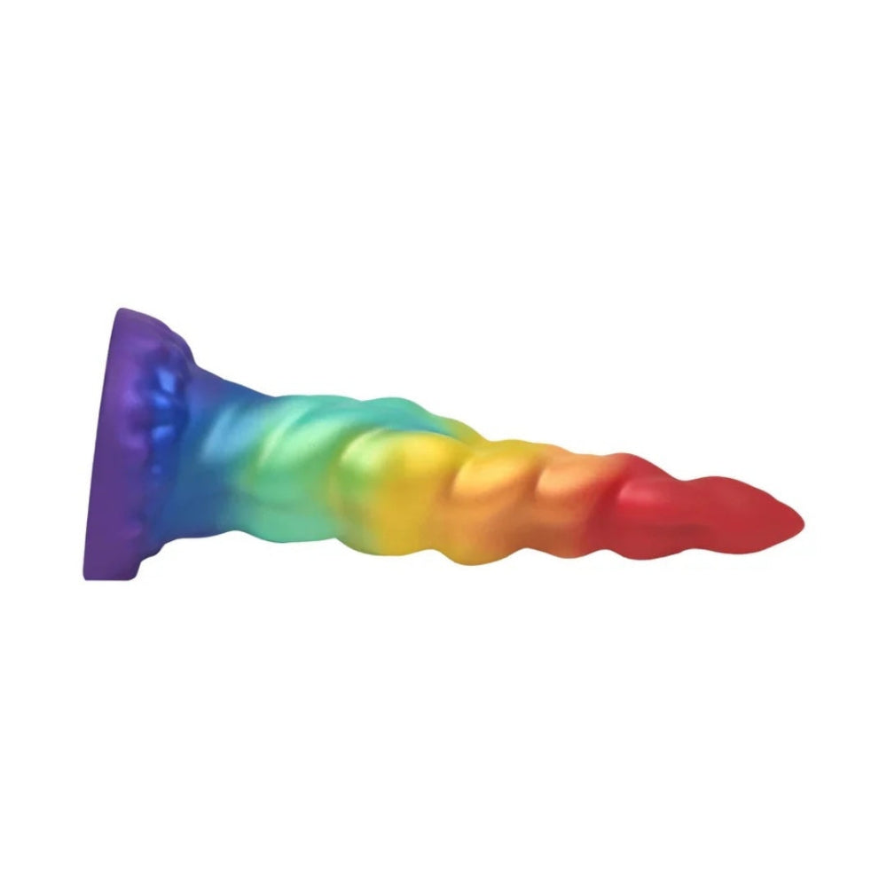 Creature Cocks Rainbow Horn Silicone Dildo