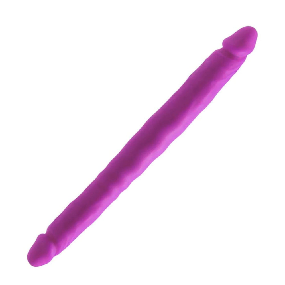 Colours Double Pleasure 12" Dual Ended Dildo - Purple