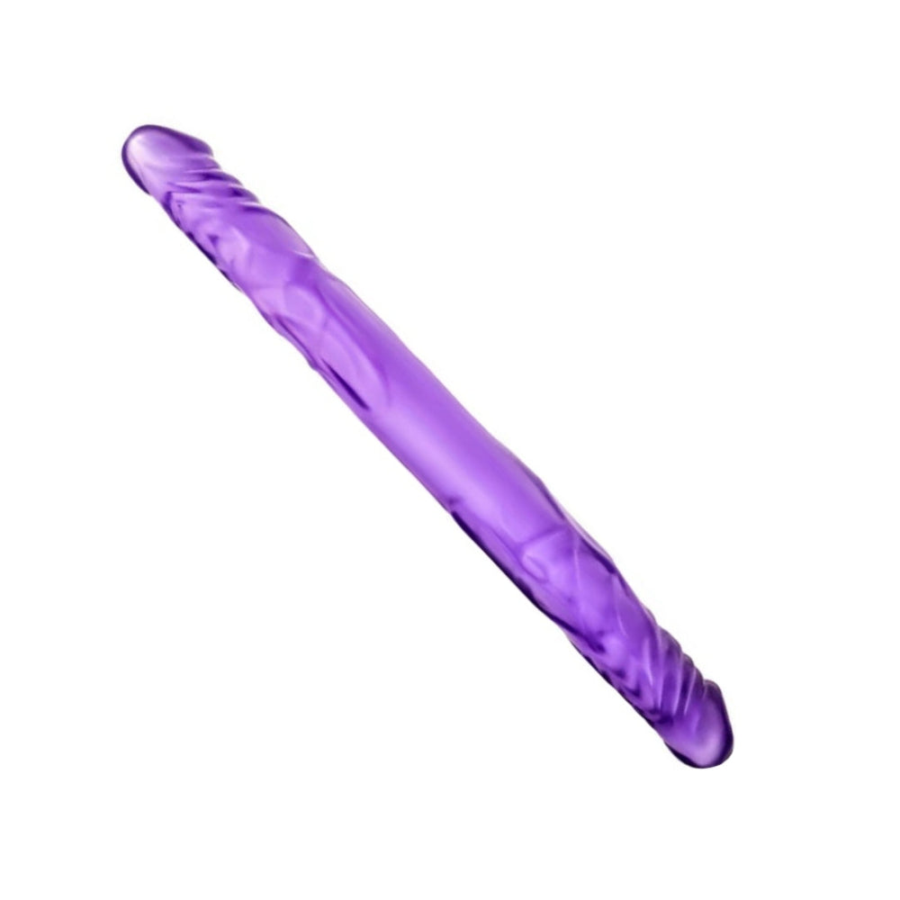 B Yours 14" Double Dildo Purple