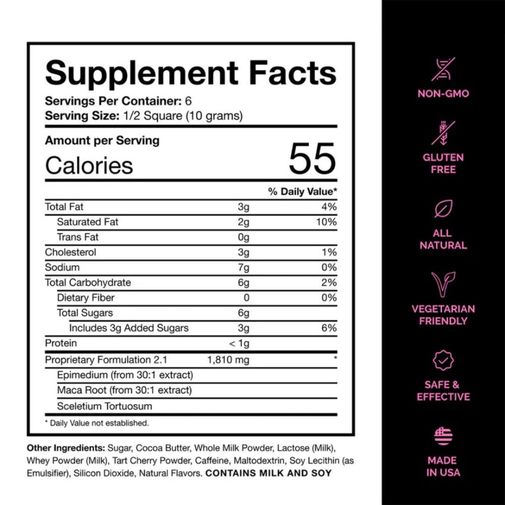 Tabs Sex Chocolates 6 Servings - Pink Cherry Rose