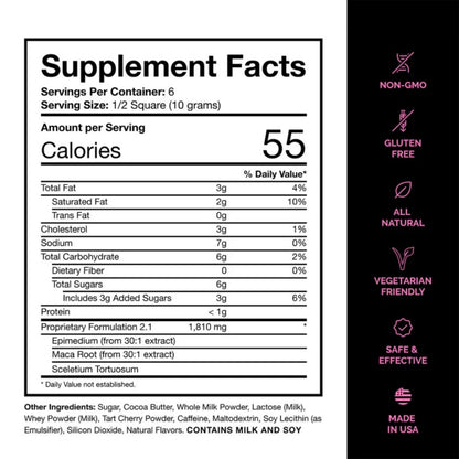 Tabs Sex Chocolates 6 Servings - Pink Cherry Rose