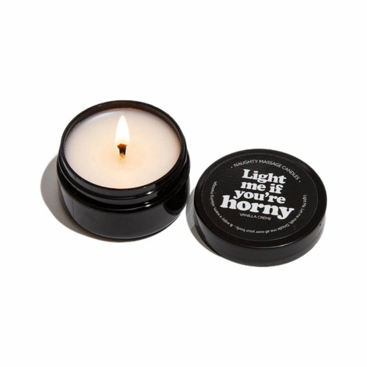 Kama Sutra Naughty Massage Candle - Light Me If You're Horny