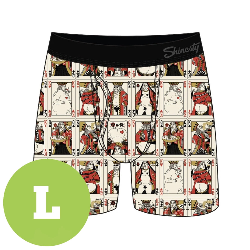 Shinesty The Bottomless Blackjack Playing Card Boxer Briefs