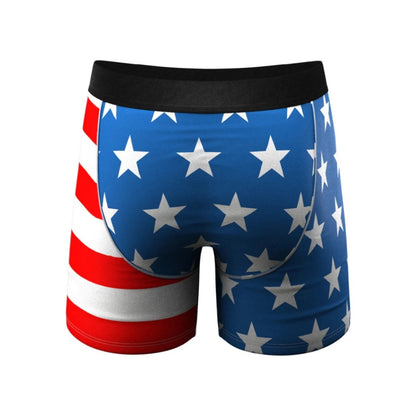 Shinesty American Flag & Eagle Boxer Briefs