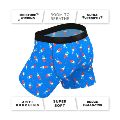 Shinesty Popsicle Stick Bomb Pop Boxer Briefs