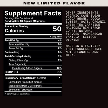 Tabs Sex Chocolates 6 Servings - Not Milk Chocolate (Vegan)