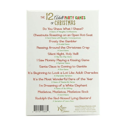 The 12 Adult Party Games Of Christmas