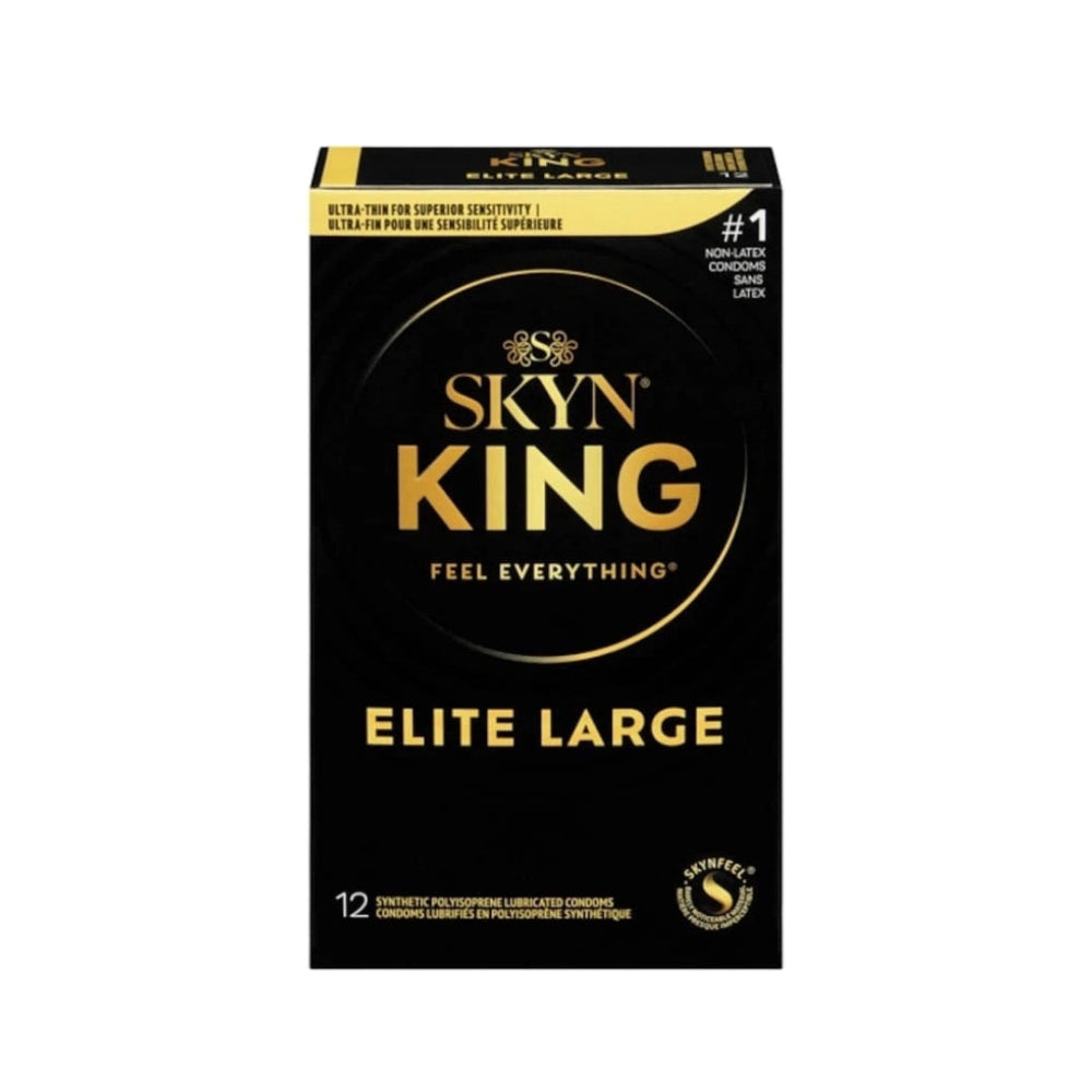 LifeStyles Skyn King Elite Large Non Latex Condoms 10 Pack