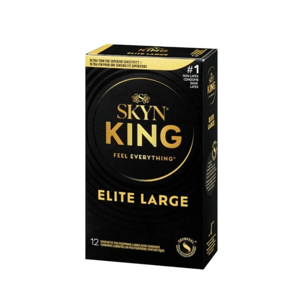 LifeStyles Skyn King Elite Large Non Latex Condoms 10 Pack