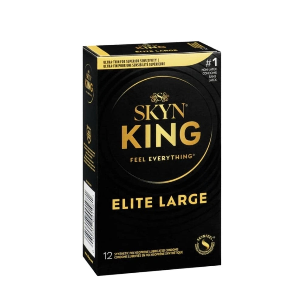 LifeStyles Skyn King Elite Large Non Latex Condoms 10 Pack