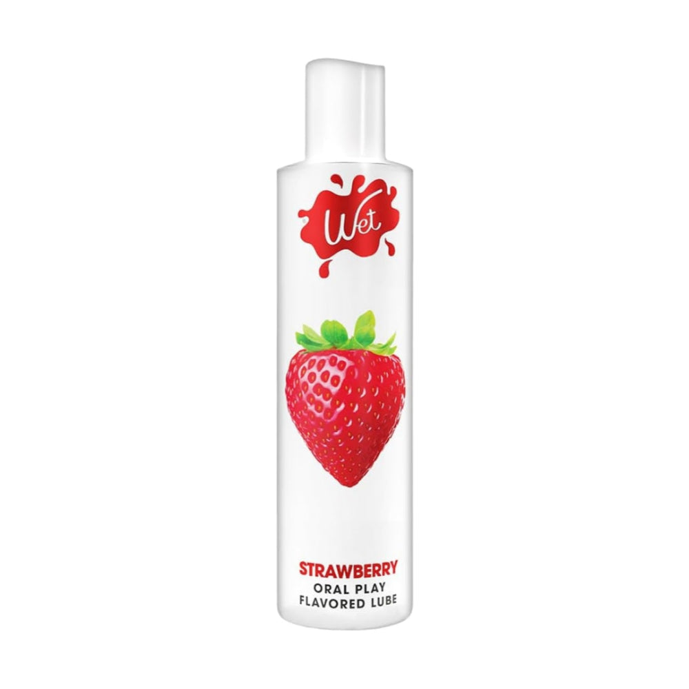 Wet Flavored Lube Strawberry 3.1 oz