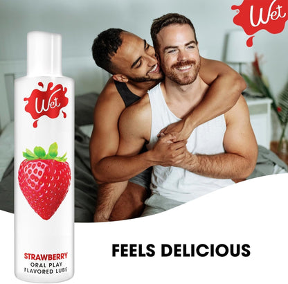 Wet Flavored Lube Strawberry 3.1 oz