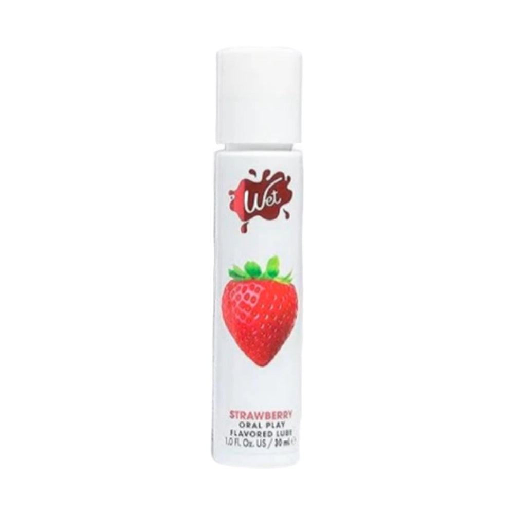Wet Flavored Lube Strawberry 1 oz