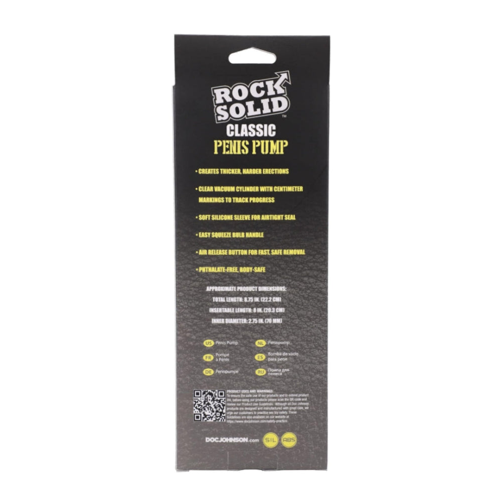 Rock Solid Classic Penis Pump
