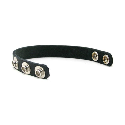 Spartacus Adjustable Snap Leather Cock Ring