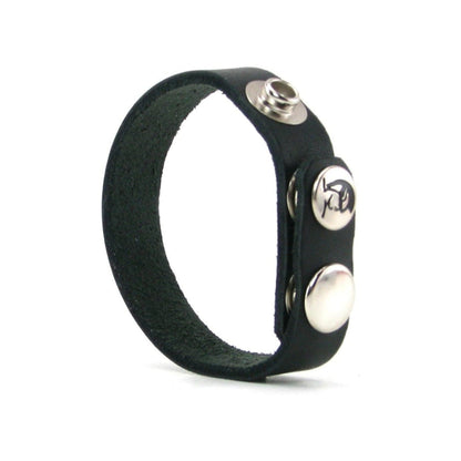 Spartacus Adjustable Snap Leather Cock Ring