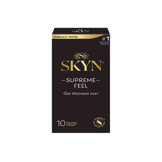 Lifestyles Skyn Supreme Feel Ultra Thin Non Latex Condoms 10pk