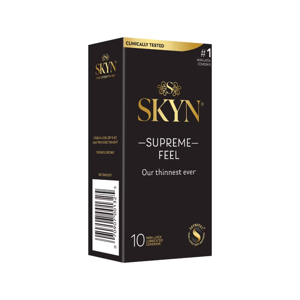Lifestyles Skyn Supreme Feel Ultra Thin Non Latex Condoms 10pk