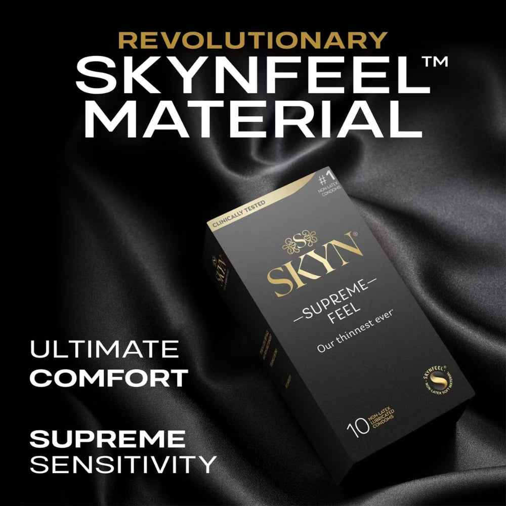 Lifestyles Skyn Supreme Feel Ultra Thin Non Latex Condoms 10pk