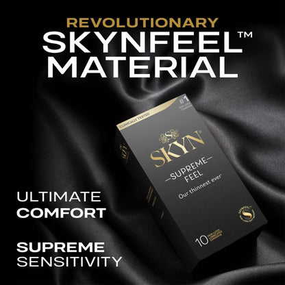 Lifestyles Skyn Supreme Feel Ultra Thin Non Latex Condoms 10pk