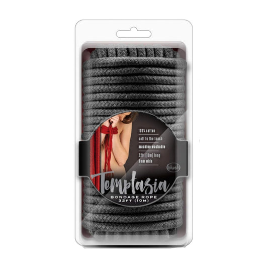 Temptasia Cotton Bondage Rope Black