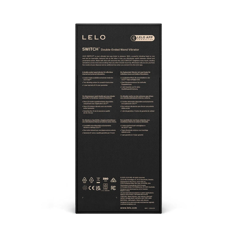 Lelo Switch Wand Double-Sided Rechargeable Vibe