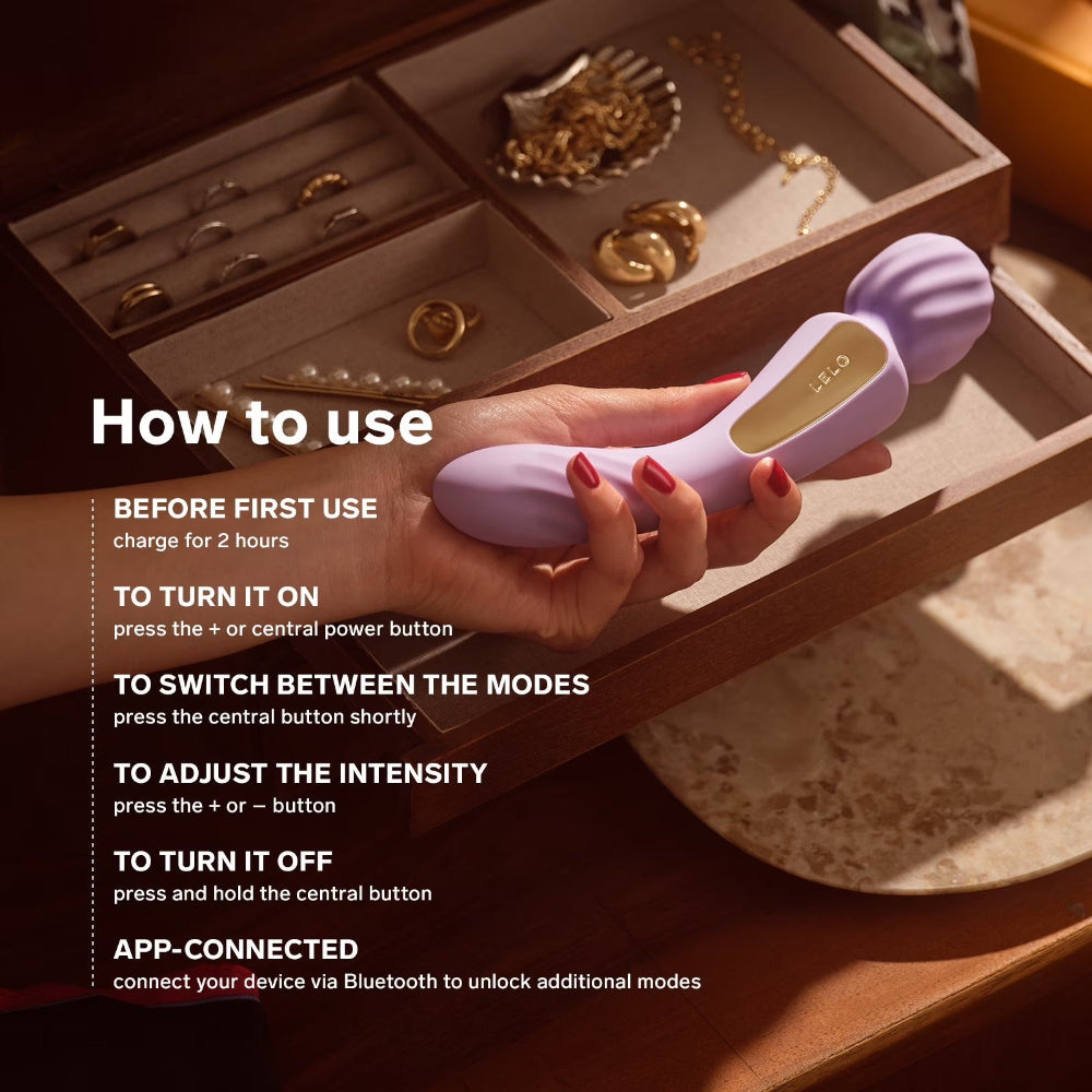 Lelo Switch Wand Double-Sided Rechargeable Vibe