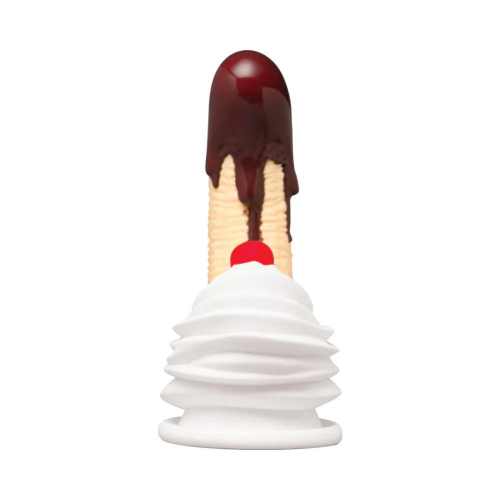 Simply Sweet Chocolate Dipped Banana Split Silicone Dildo