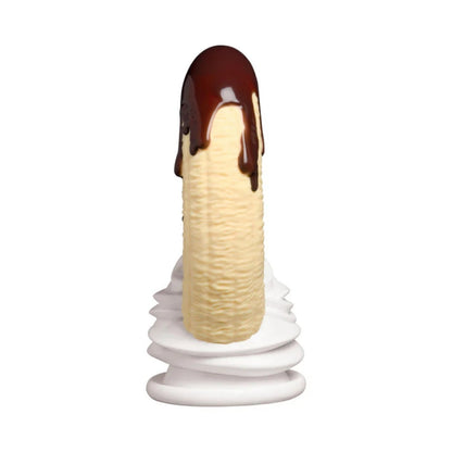 Simply Sweet Chocolate Dipped Banana Split Silicone Dildo