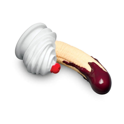 Simply Sweet Chocolate Dipped Banana Split Silicone Dildo