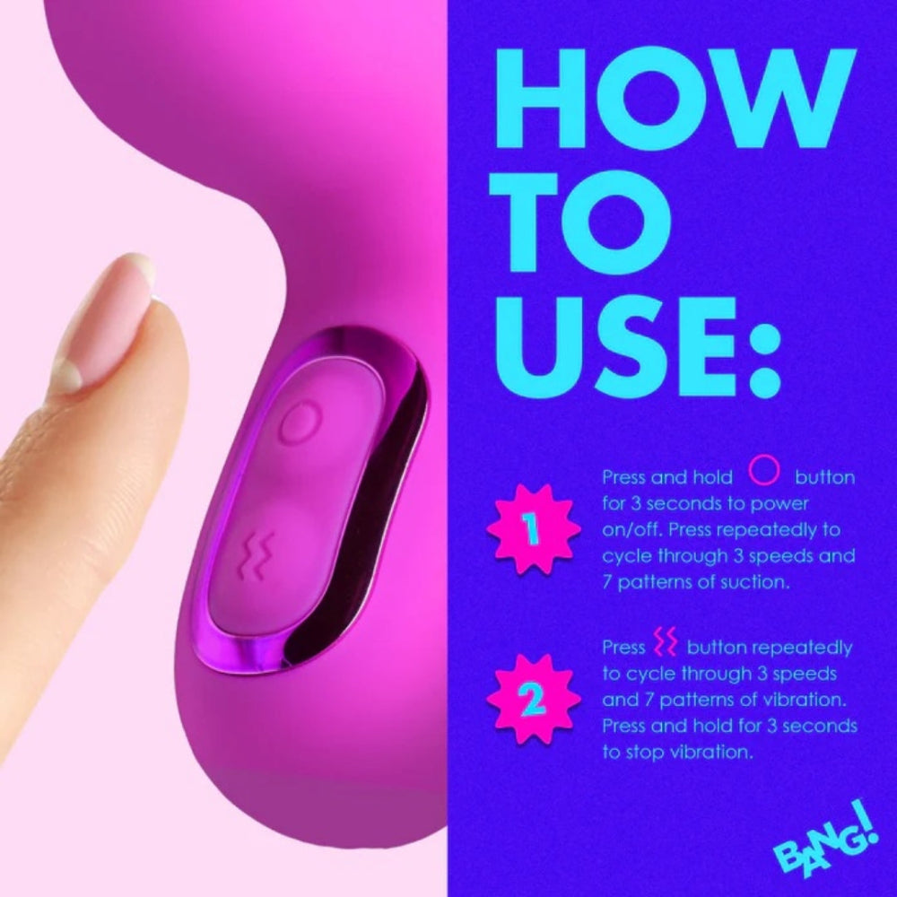 Bang Mini Suction Rabbit Vibrator Rechargeable