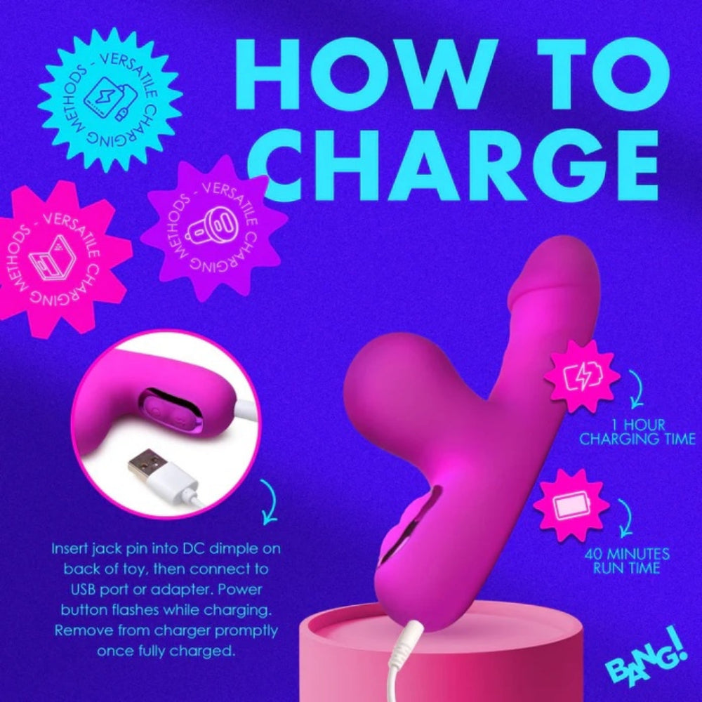 Bang Mini Suction Rabbit Vibrator Rechargeable
