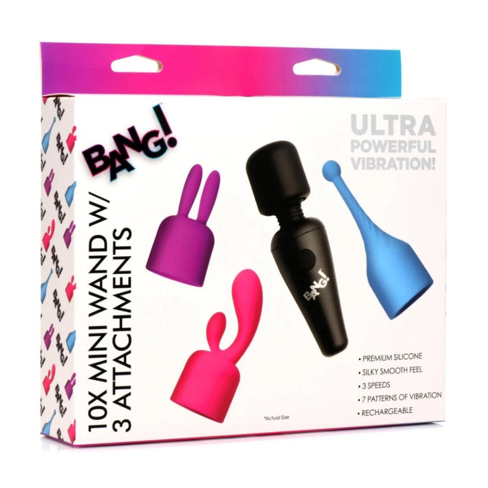Bang Mini Wand Vibrator Kit Rechargeable