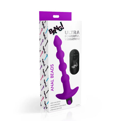Bang Vibrating Anal Beads Remote Control Rechargeable