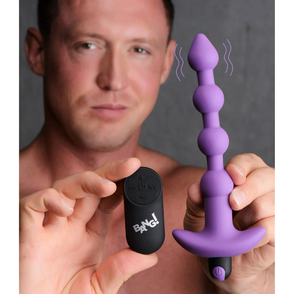 Bang Vibrating Anal Beads Remote Control Rechargeable