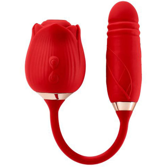 The Rose Plus Sensual Sucking & Thrusting Toy