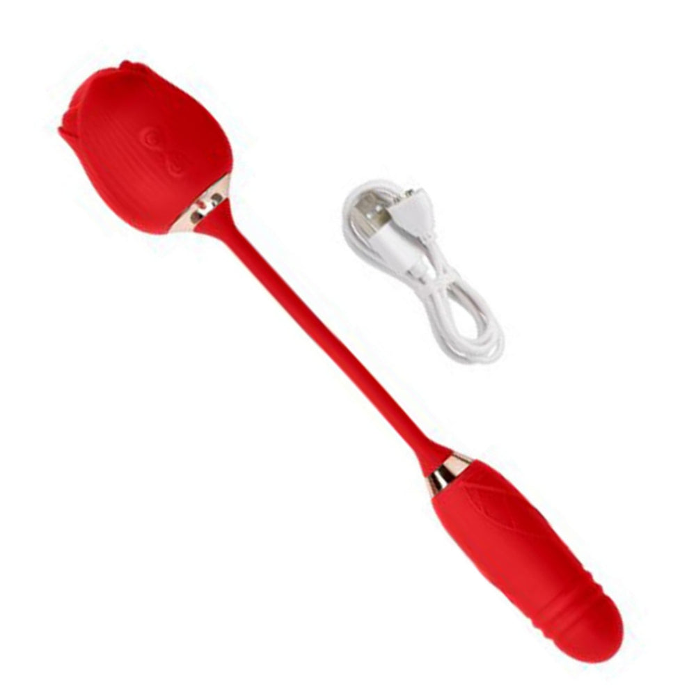 The Rose Plus Sensual Sucking & Thrusting Toy
