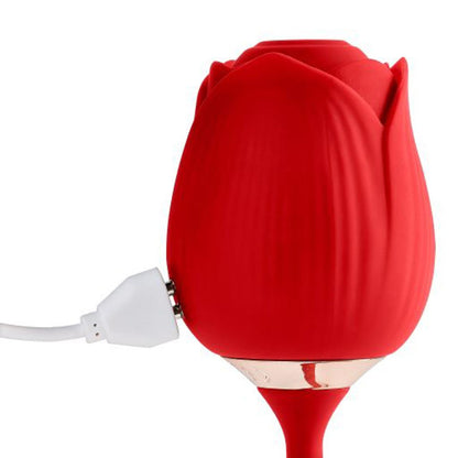 The Rose Plus Sensual Sucking & Thrusting Toy