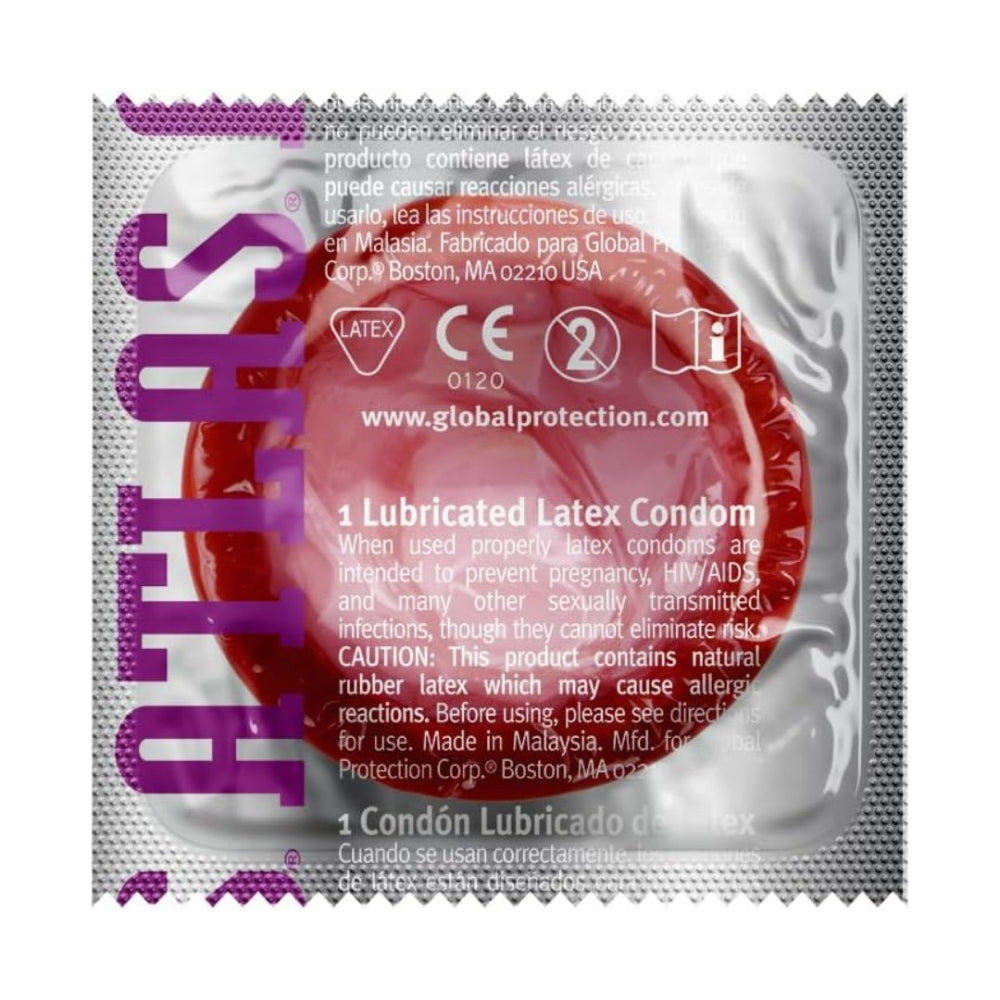 Single Condom - Atlas Colors Assorted
