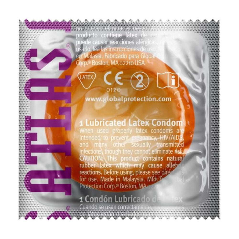 Single Condom - Atlas Colors Assorted