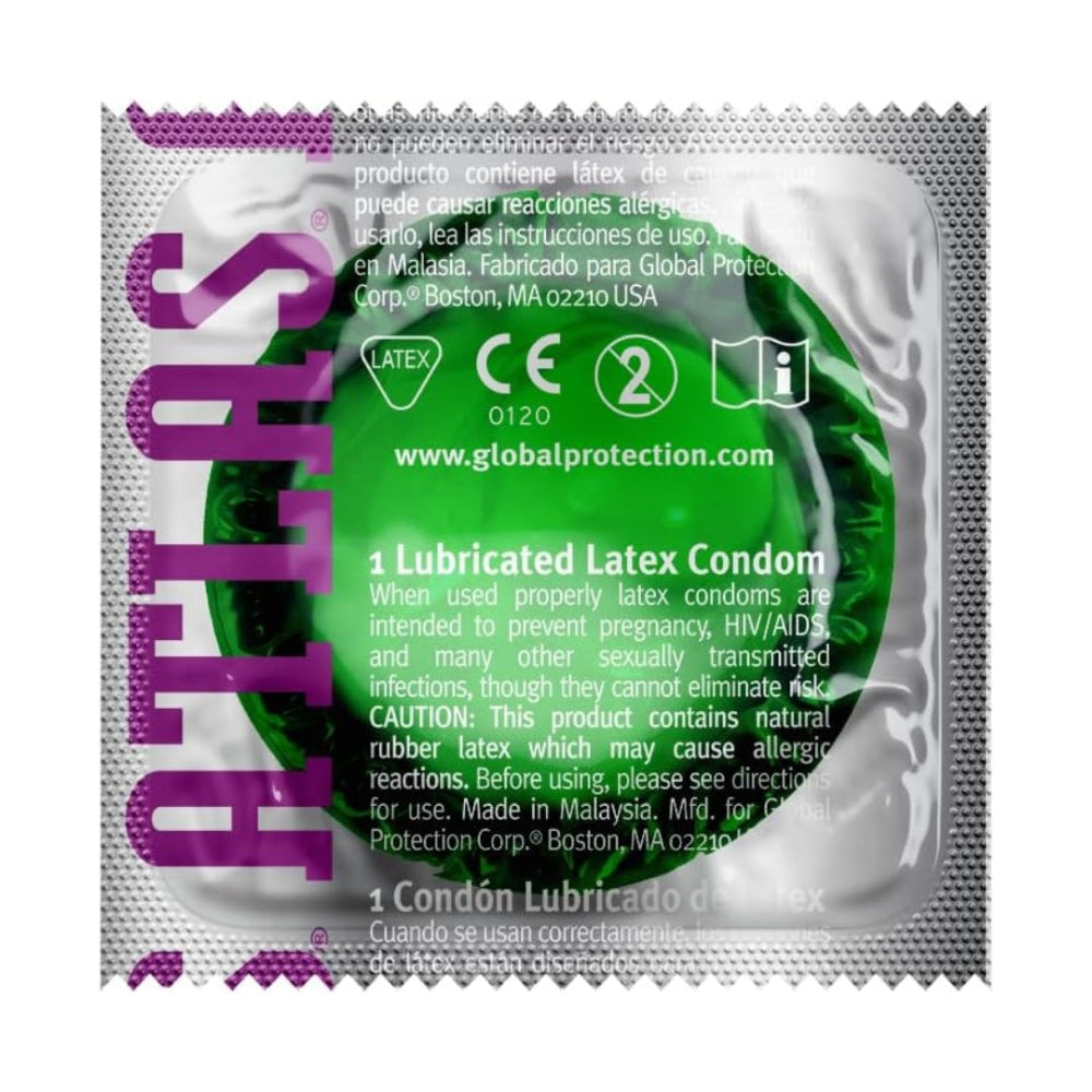 Single Condom - Atlas Colors Assorted