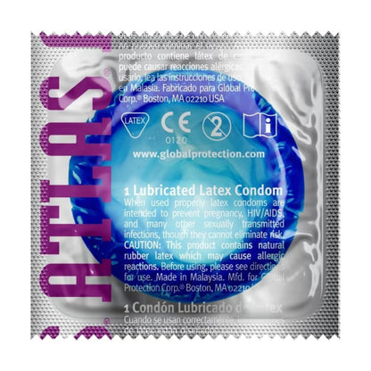 Single Condom - Atlas Colors Assorted